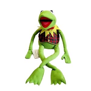 Vintage Macy's Disney Muppets Kermit the Frog Plush Stuffed Animal 25" Eden Toys